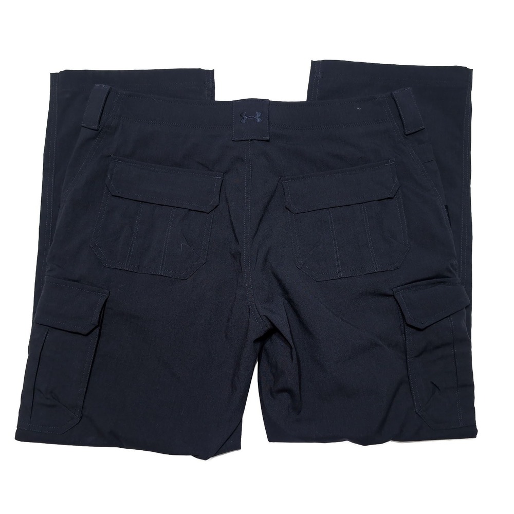UNDER ARMOUR Tactical Patrol Pants Mens 36x30 Navy Excellent Storm 1265491